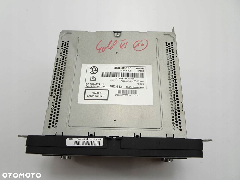 radio cd volkswagen golf vi - 7