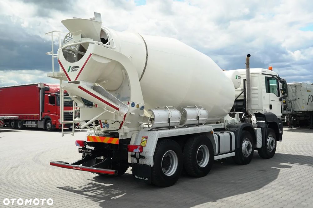 MAN TGS 35.400 / 8x4 / BETONOMIESZARKA / SCHWING STETTER / GRUSZKA 9 M3 / EURO 5 - 5