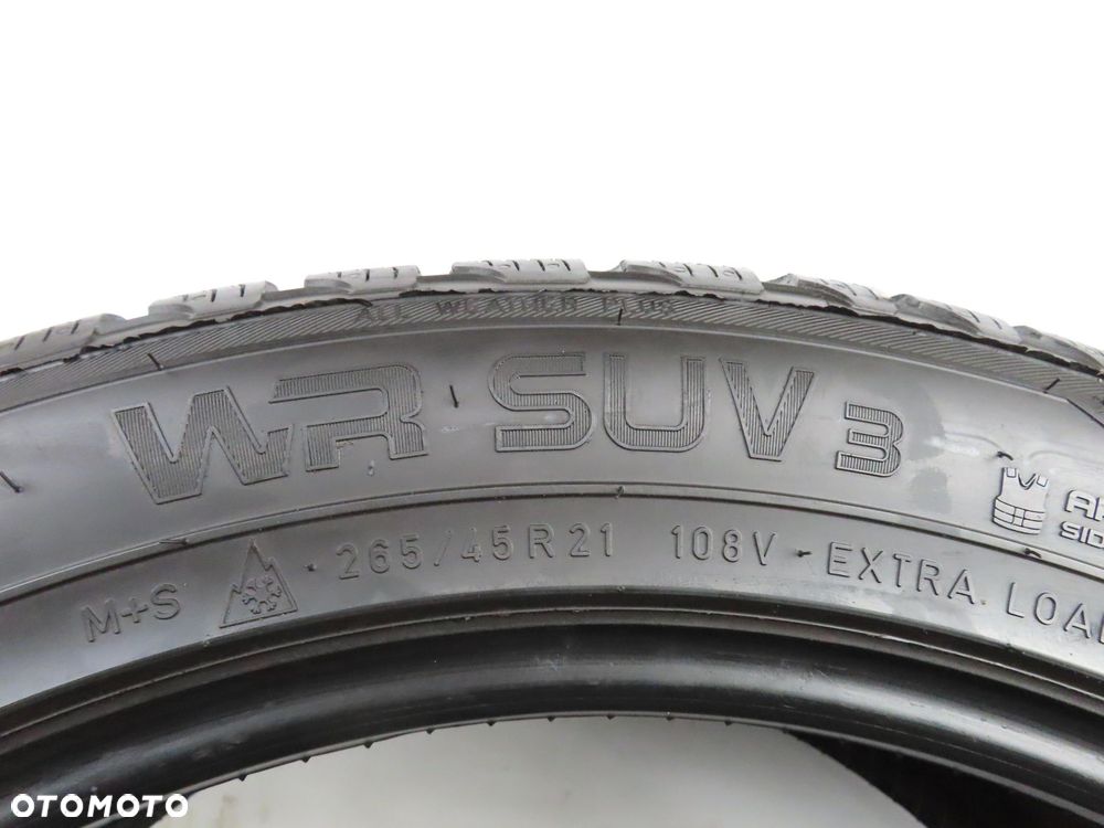 2x 265/45R21 OPONY ZIMOWE UŻYWANE Nokian WR SUV 3 108V XL - 3