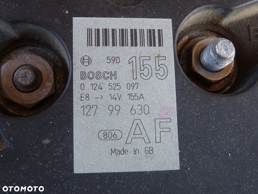 Opel Vectra C Signum Saab 2,8T V6 Z28NET Z28NEL alternator 155A BOSCH - 5