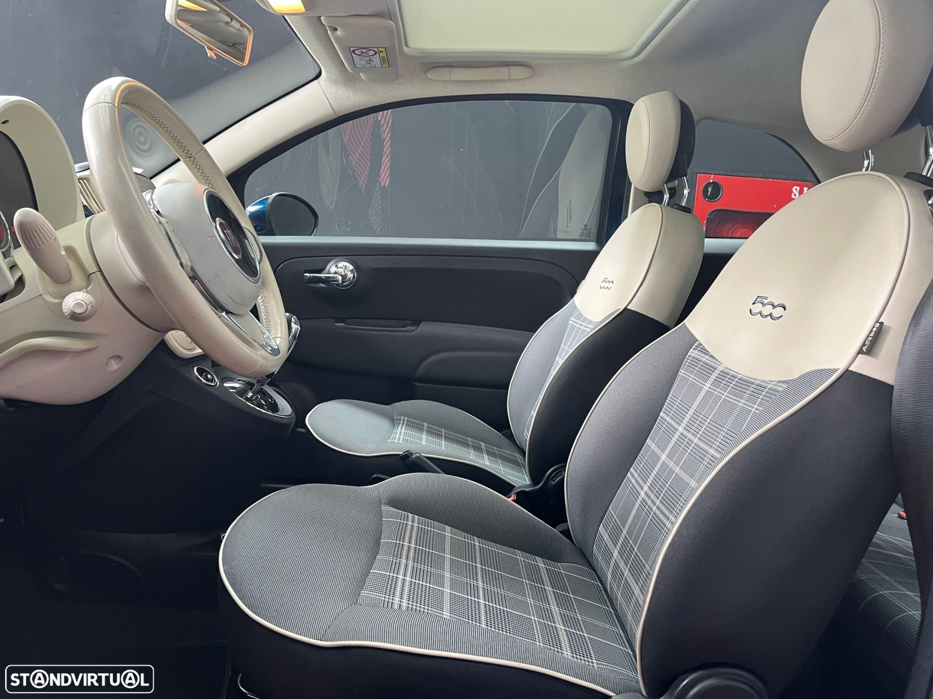 Fiat 500 1.2 Lounge Dualogic - 8