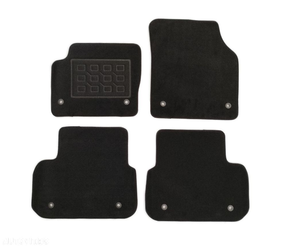 Covorase mocheta Land Rover Range Rover Discovery Sport 2014-prezent, Negre, set de 4 Buc. - 1