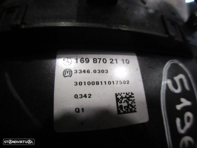 Interruptor 1698702110 MERCEDES B T245 W245 FASE 2  2010 2.0CDI 140CV 5P CINZA Sensores De Estacionamento - 3