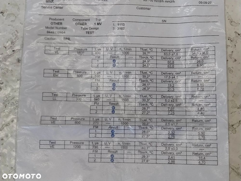 JAGUAR XE X760 XF X260 X250 E-Pace X540 LAND ROVER DISCOVERY V L462 SPORT L550 RANGE ROVER IV SPORT L494 VELAR L560 EVOQUE L538 L551 2.0 D WTRYSKIWACZ WTRYSKI WTRYSK PALIWA WYDRUK - 9