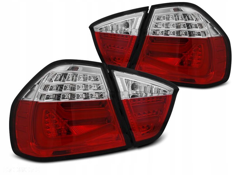 lampy bmw e90 03.05-08.08 led bar red-white - 1