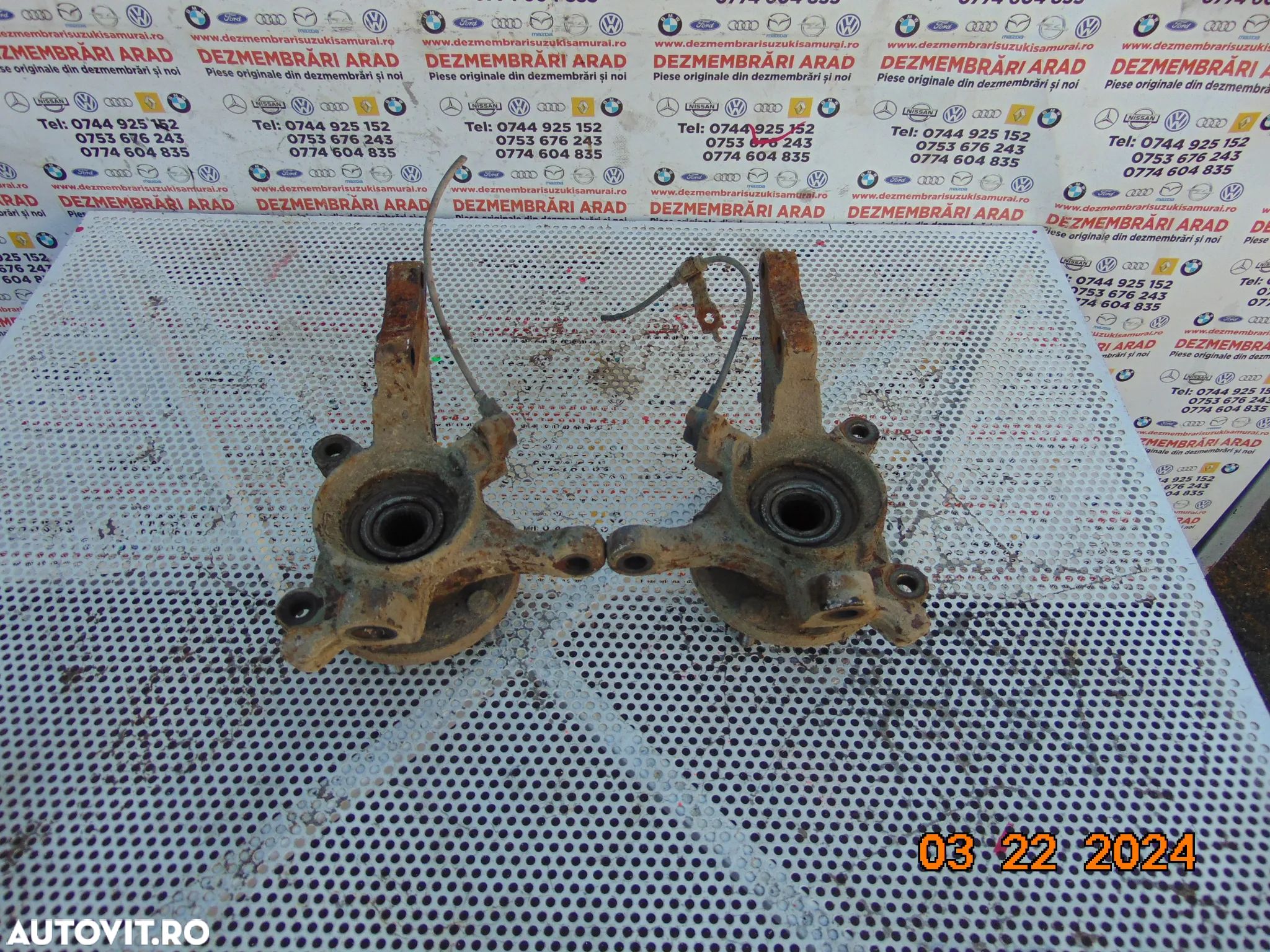 Fuzeta Mitsubishi pinin 1998-2006 fuzete fata stanga dreapta rulment - 1