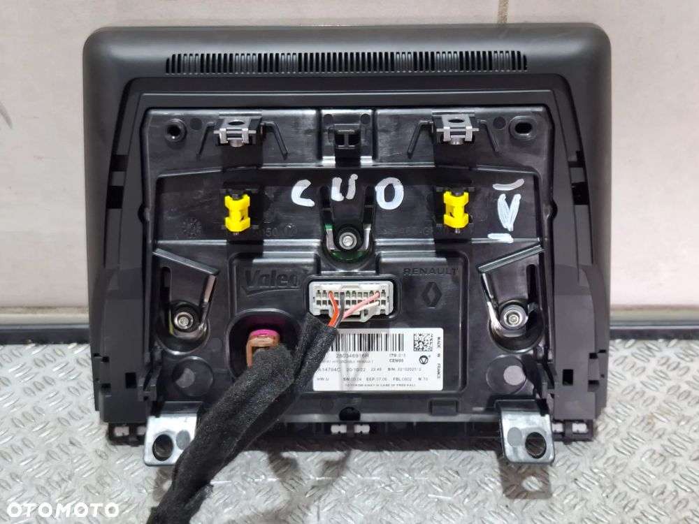 Wyswietlacz radio Renault Clio V nr 280346916R - 3