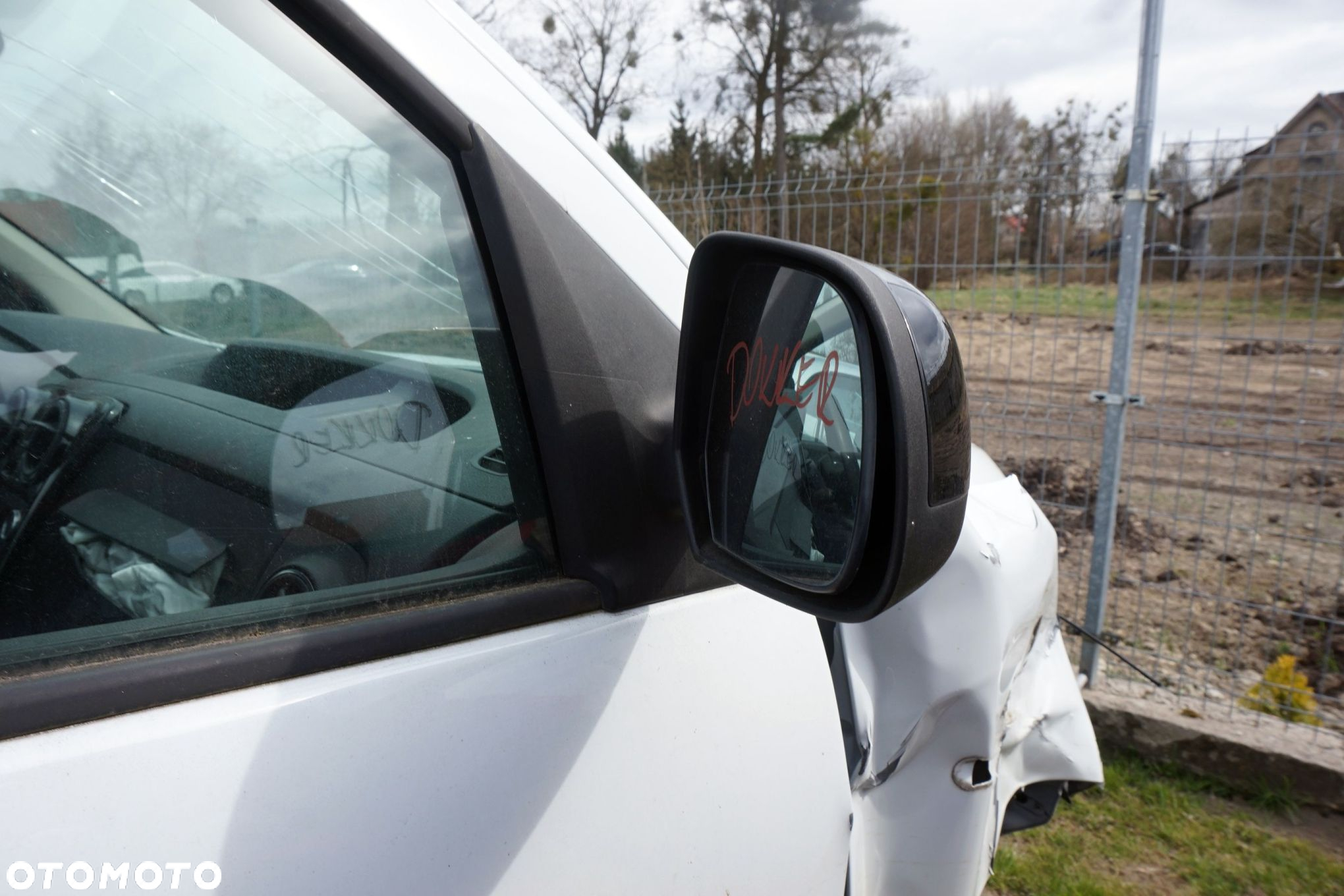 LUSTERKO ELEKTRYCZNE PRAWE DOKKER LIFT  CZARNY POŁYSK DACIA 2017-2021 - 3