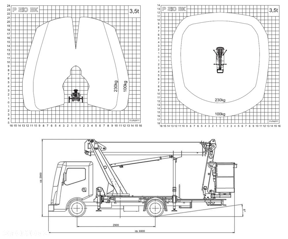 Nissan Cabstar - 21 m PALFINGER P210BK Podnośnik koszowy zwyżka Wumag Ruthmann Multitel - 9