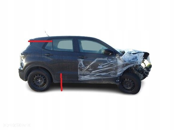 T-CROSS 18- PAS TYŁ TYLNY BŁOTNIK TYŁ LEWY PRAWY KLAPA ZDERZAK LI7F - 2