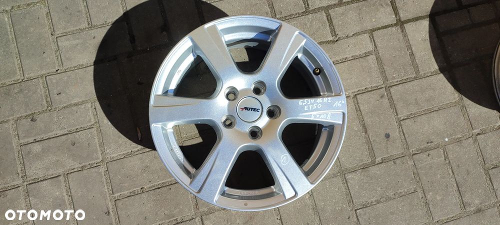 Felgi Alumniowe 5X108 6,5jX16 Cali et50 AUTEC FORD FOCUS KOMPLET 4 SZTUKI - 2