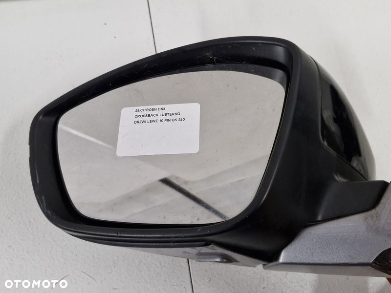 CITROEN DS3 CROSSBACK LUSTERKO DRZWI LEWE 10 PIN UK - 9