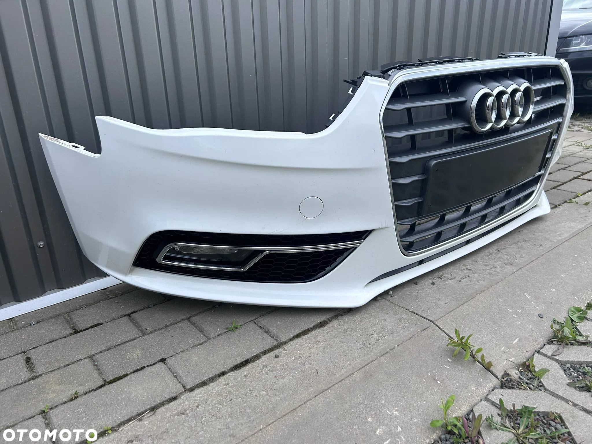 Audi A4 B8 FL Lift Zderzak przód przedni grill LY9C kompletny 2011-15r. - 5