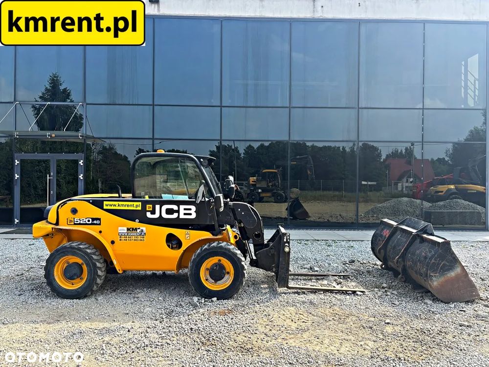 JCB 520-40 4WS ŁADOWARKA TELESKOPOWA 2020R | MANITOU MT 420 H, MANITOU BT 420, JCB 516-40, MERLO P 25.6, BOBCAT TL25.60, DIECI MINI AGRI 25.6, GENIE GTH-2506 - 2