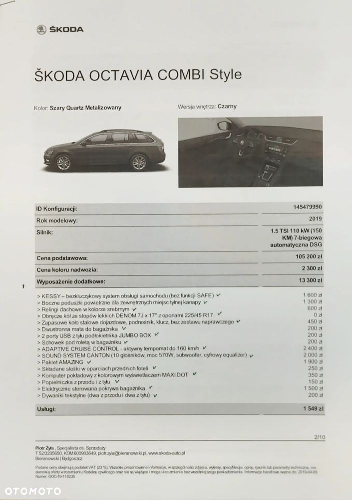 Skoda Octavia 1.5 TSI ACT Style DSG - 10