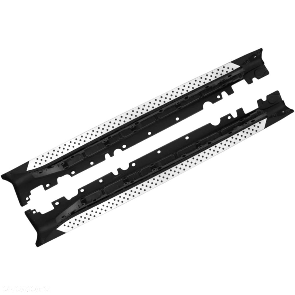 STOPNIE PROGOWE BOCZNE LISTWY PROGI BMW X6 E71 E72 2007-2014 ALUMINIUM - 3