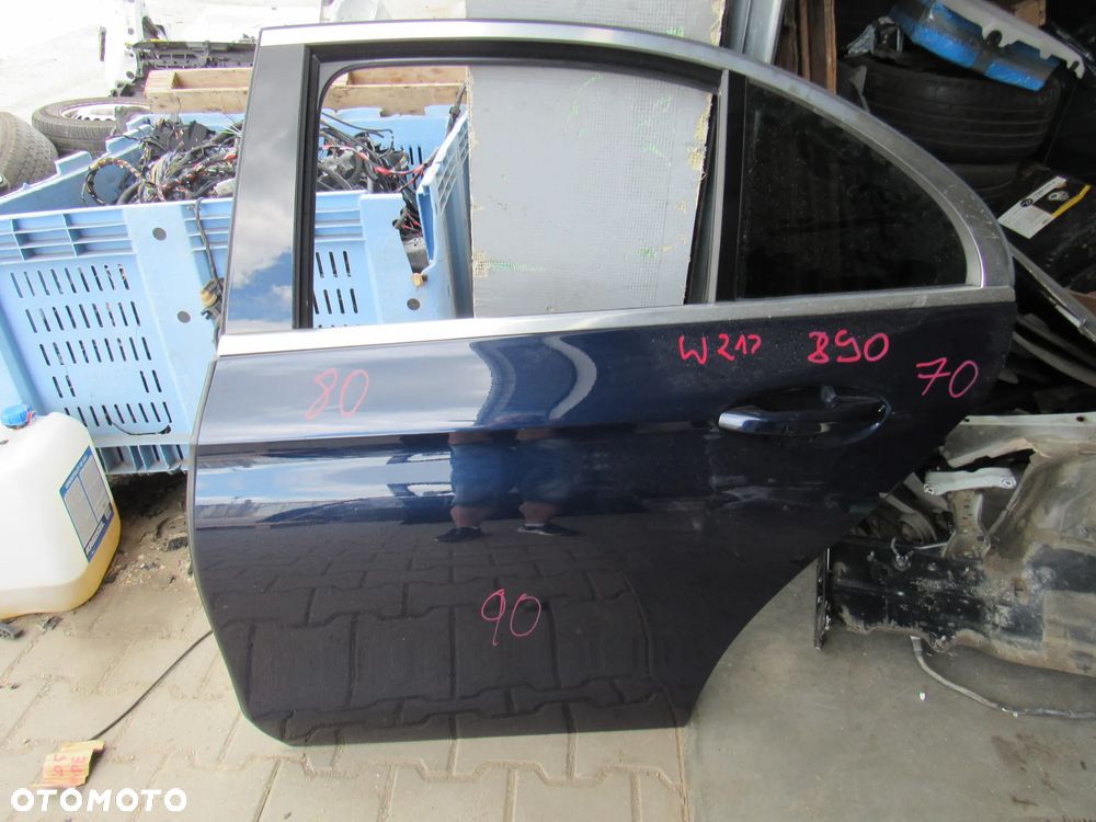 mercedes w 213 e klasa tył lewe prawe drzwi 890 - 1
