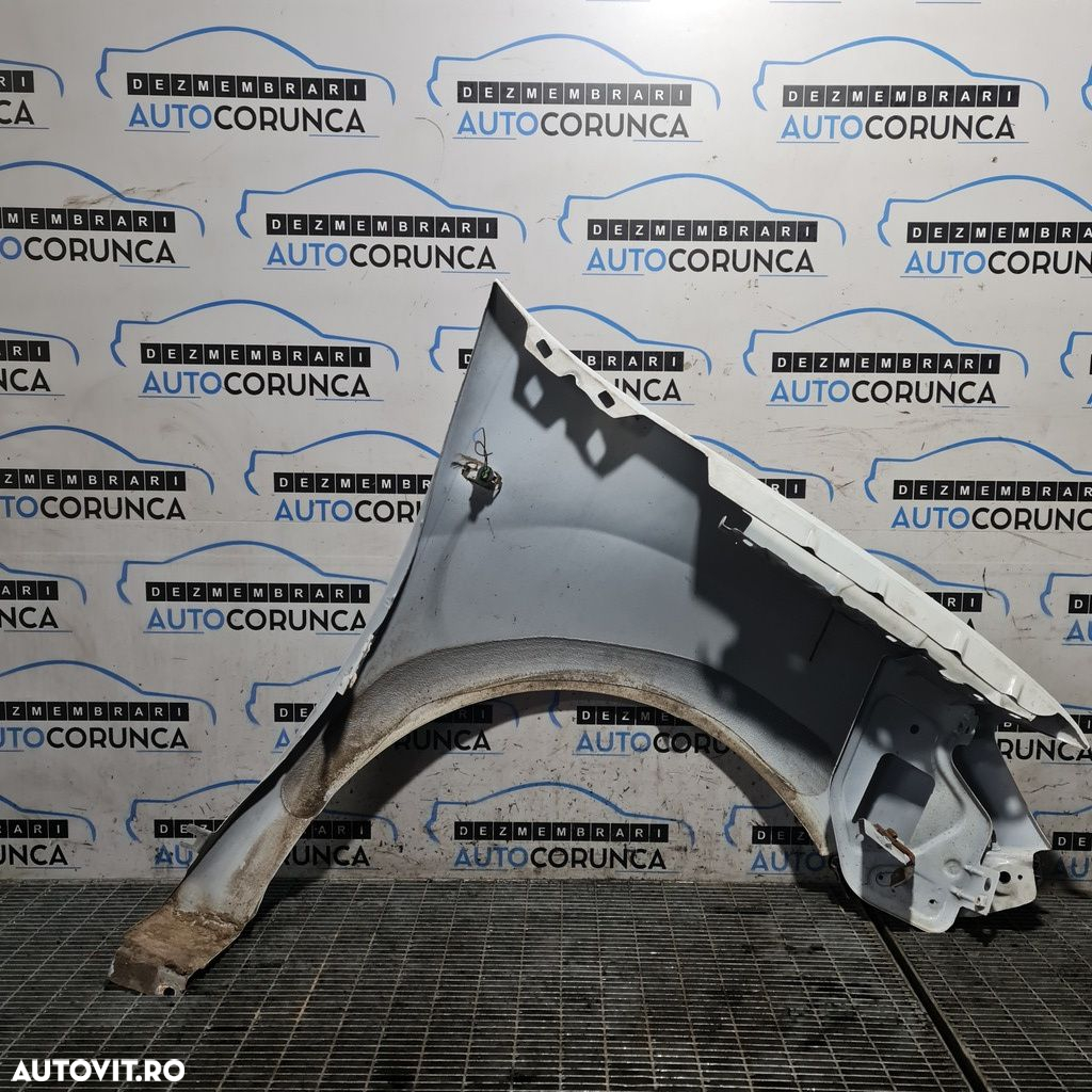 Aripa Stanga Fata Dacia Sandero 2 Facelift 2016 - 2020 4 Usi ALB (1327) - 2