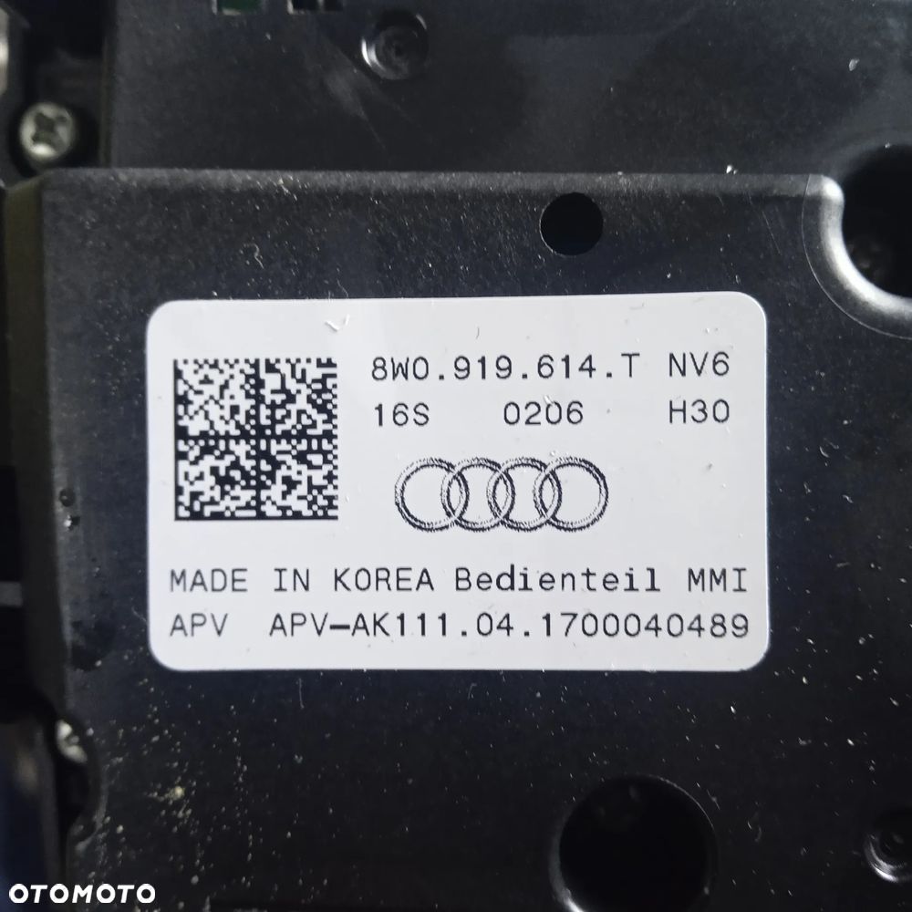 Panel MMI A4 A5 8W0919614T - 3