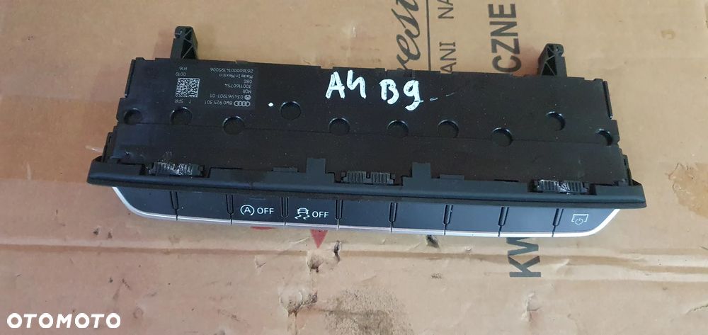 Panel sterowania przełączniki Audi A4 B9 8W0925301 - 2