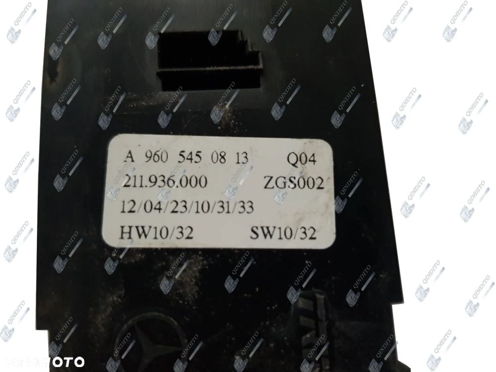 PANEL STEROWANIA SZYB KIEROWCY MERCEDES ACTROS MP4 A9605450813 - 3