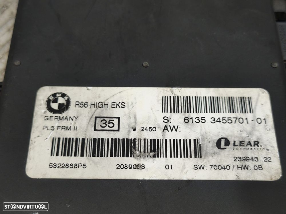 Módulo Luzes Interior Footwell Mini Cooper S R56 61353455701 - 8