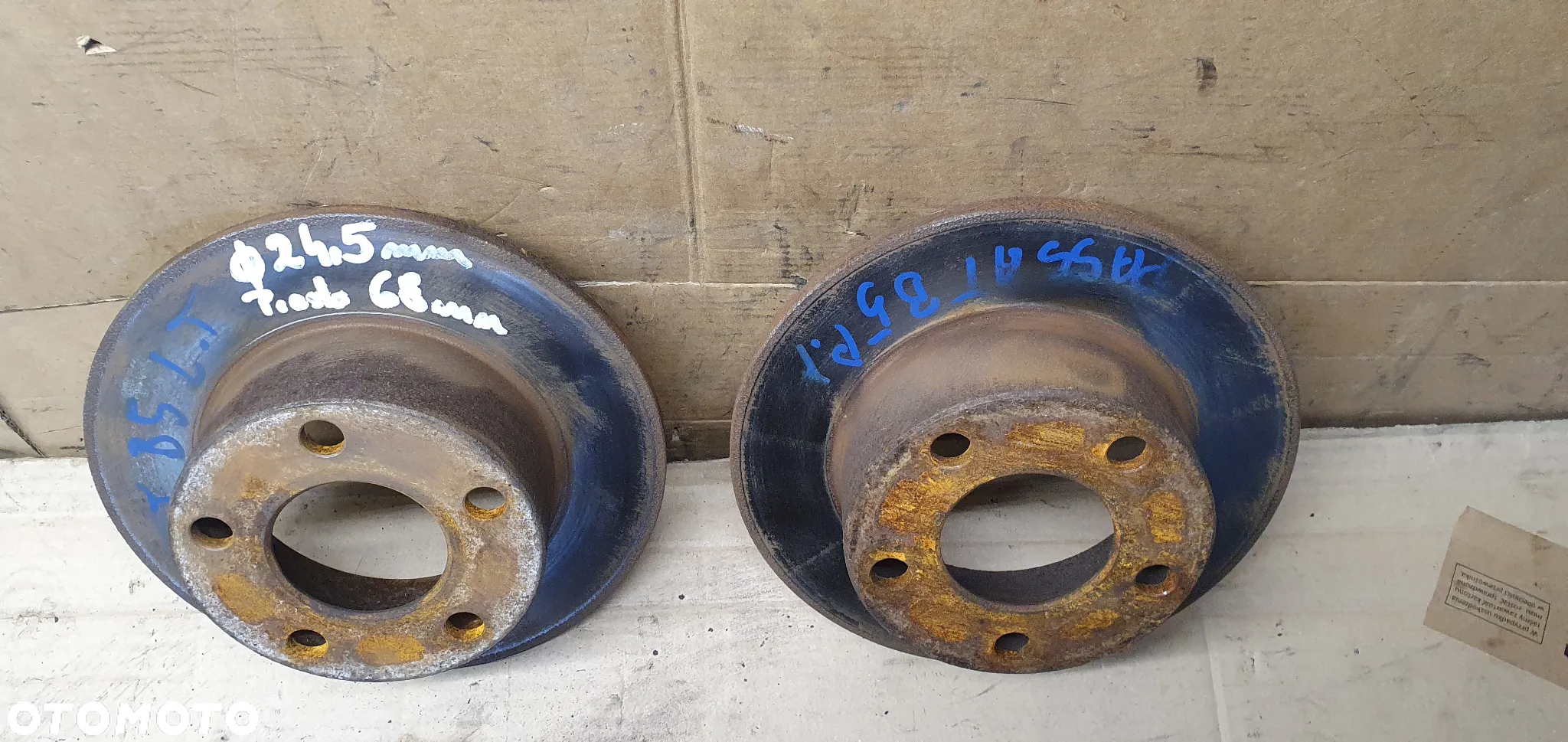 Tarcze hamulcowe tył tylne VW Passat B5 245mm - 2