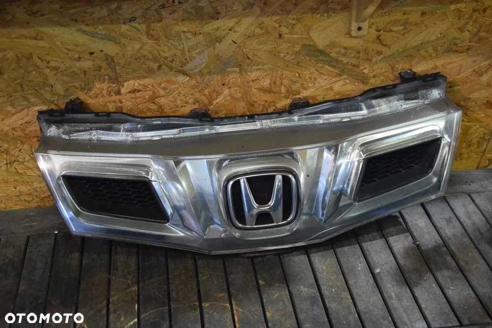 Honda Civic VIII UFO 08-11 LIFT Grill Atrapa chłodnicy Akwarium oryginał do poprawek 71120-SMG-E611-M1 - 1