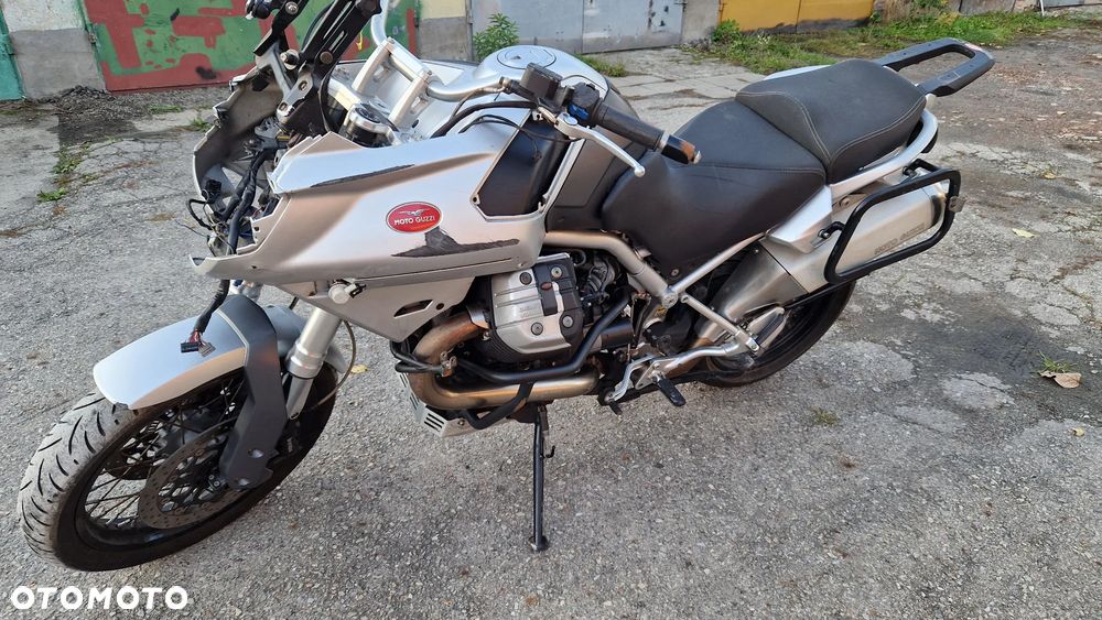 Moto Guzzi Stelvio ntx 1200 2010r. Wszystkie części. Rama,tłumik,kolektor,kanapa,instalacja, wtryski,przepustnice,lagi,wał,błotnik - 5