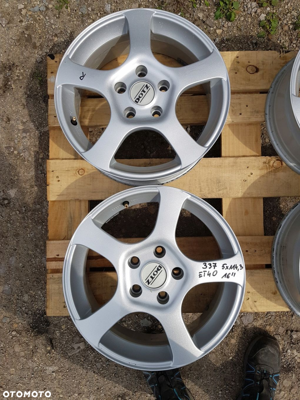 ALUFELGI DOTZ TOYOTA NISSAN MAZDA KIA 6.5 x 16 5X114,3 ET40 - 2