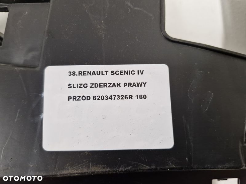 RENAULT SCENIC IV ŚLIZG ZDERZAK PRAWY PRZÓD 620347326R - 5