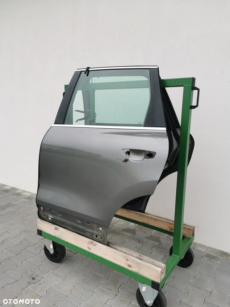 VW TOUAREG II 7P 10-18R DRZWI TYL TYLNE LEWE SZARE LM7W 7P0833311 - 2