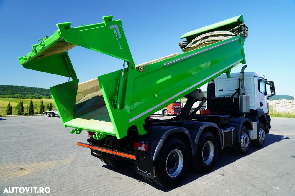 MAN TGS 35.470 / 8x4 / BASCULATOR 2 LATE / HIDROCLAPA / HIDRODORTA / BORDMATIK / ANVELOPE 100% / NAVI RIO / EURO 6 - 5