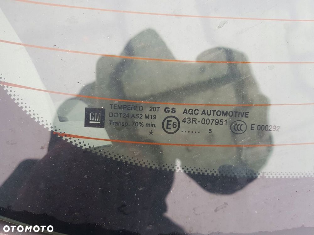 OPEL ASTRA IV J GTC 09-15r COUPE KLAPA BAGAŻNIKA TYŁ TYLNA Z190 - 5