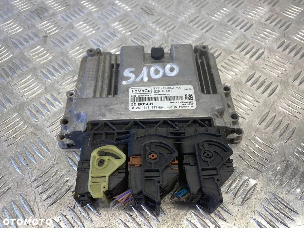 STEROWNIK SILNIKA FORD FOCUS 1.6 TDCi BV2112A650ACC 0281018993 - 1