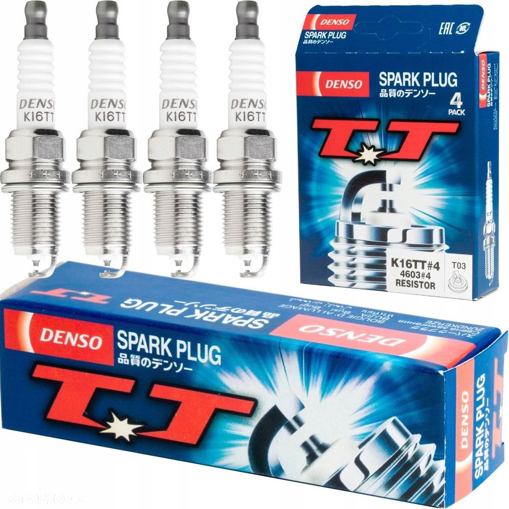 4X Świeca zapłonowa Denso K16TT - 5