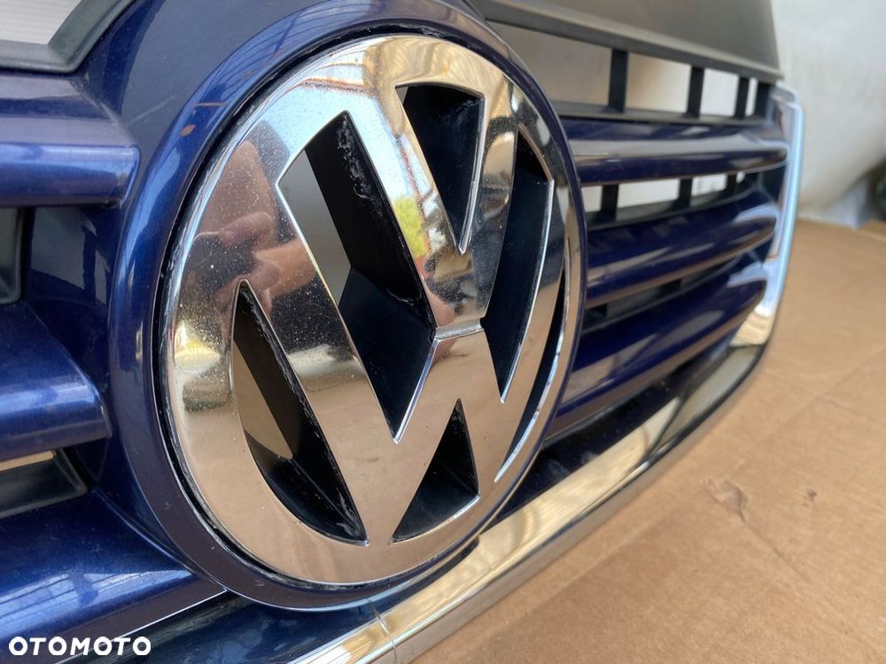 VW T5 CARAVELLE MULTIVAN 04- ATRAPA GRILL ORYGINAŁ METALIK 7H5A807101 - 6