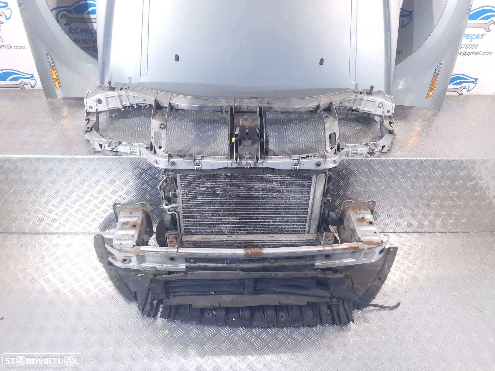 FRENTE COMPLETA FORD MONDEO IV 4 MK4 CAPOT PARACHOQUES GUARDA-LAMAS OTICAS RADIADOR VENTILADOR FRENTE FIBRA REFORÇO - 5