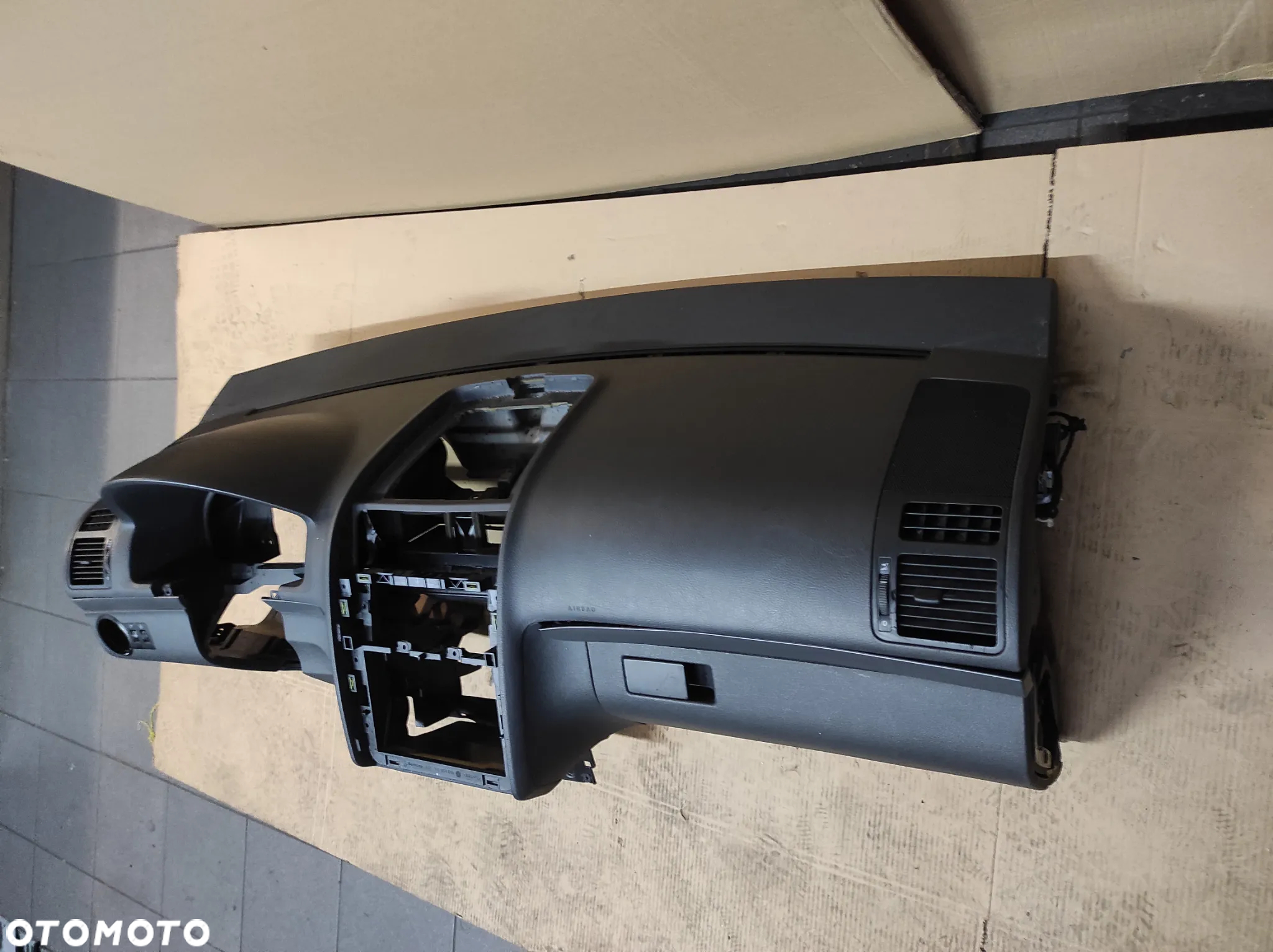 DESKA RODZIELCZA KOKPIT KONSOLA VW TOURAN 03-10R LIFT AIRBAG KOMPLET ZESTAW WYSYŁKA !!!!! - 2
