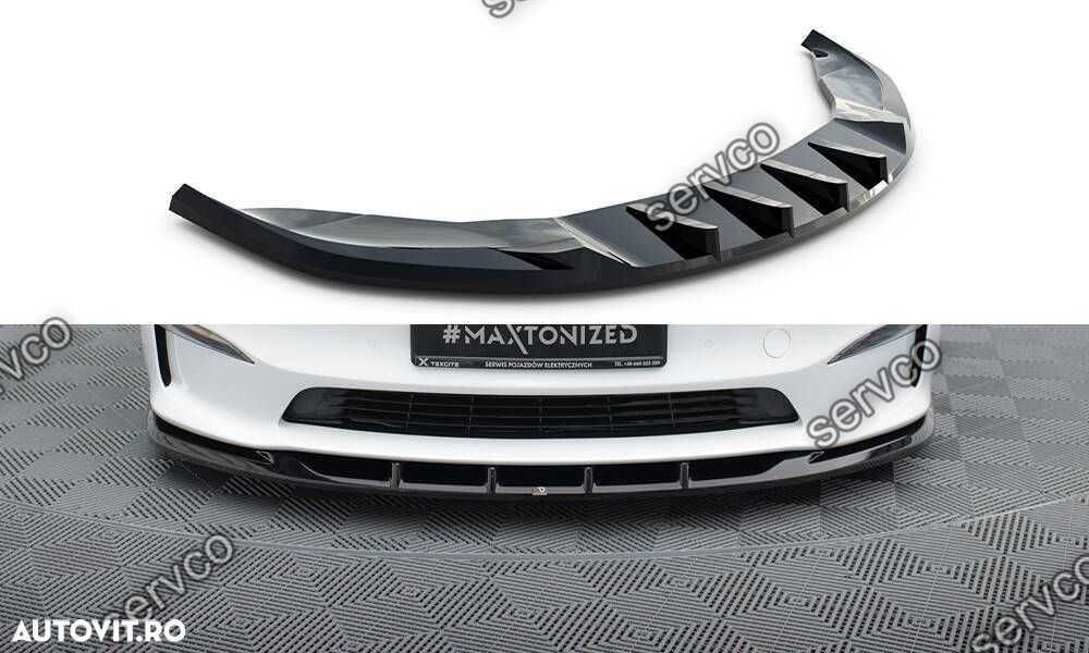Prelungire bara fata Tesla Model S Plaid Mk1 2021- v4 - Maxton Design