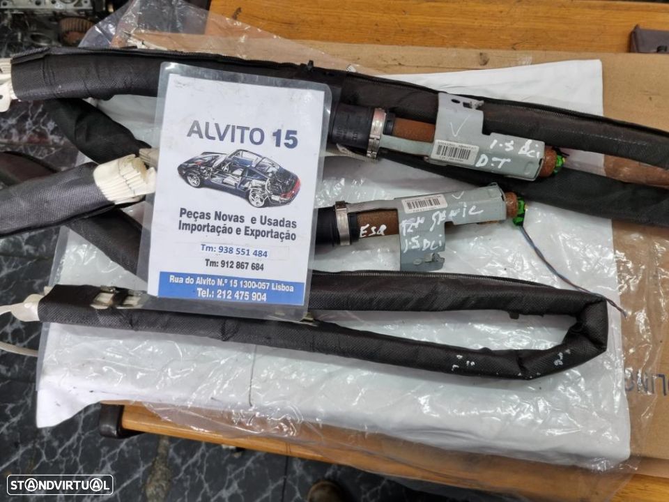 airbag laterais do tejadilho Renault Scenic 2006 - 1