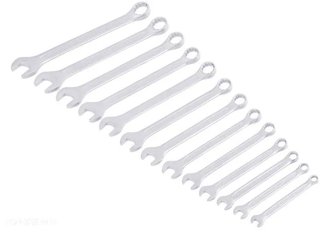 Zestaw kluczy oczkowo płaskich 6-32 mm 24 szt JCB AK.507 - 2