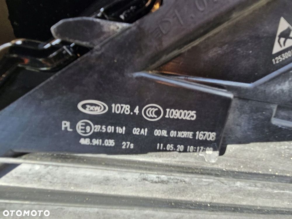 ZDERZAK MASKA LAMPA PAS KOMPLET AUDI Q8 S-LINE MATRIX EUROPA - 12