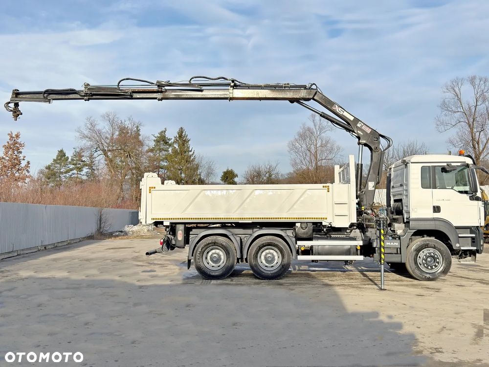 MAN TGS 26.400 *WYWROTKA 5,30m * HIAB 144 B - 3 HIDUO + PILOT * 6x4 - 6