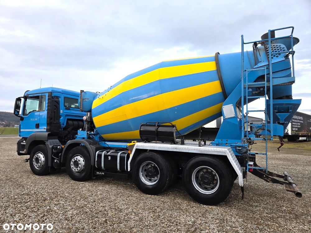 MAN TGS 32.400 / 8X4 / GRUSZKA / STETTER / 9m3 / MANUAL - 7