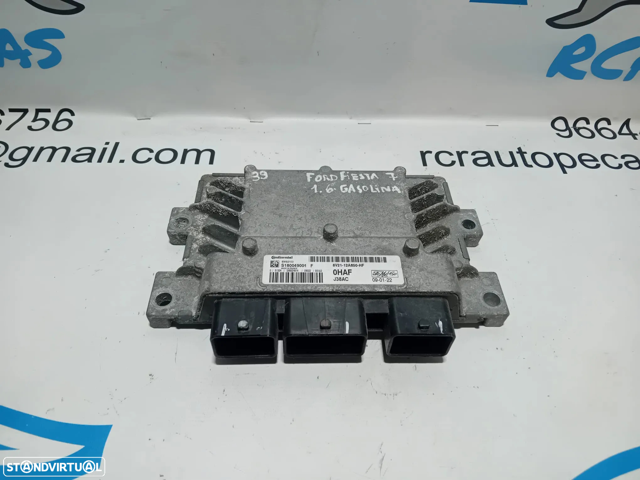 Centralina Continental Original Ford HWDA 8V21-12A650-HF S180049001 - 3