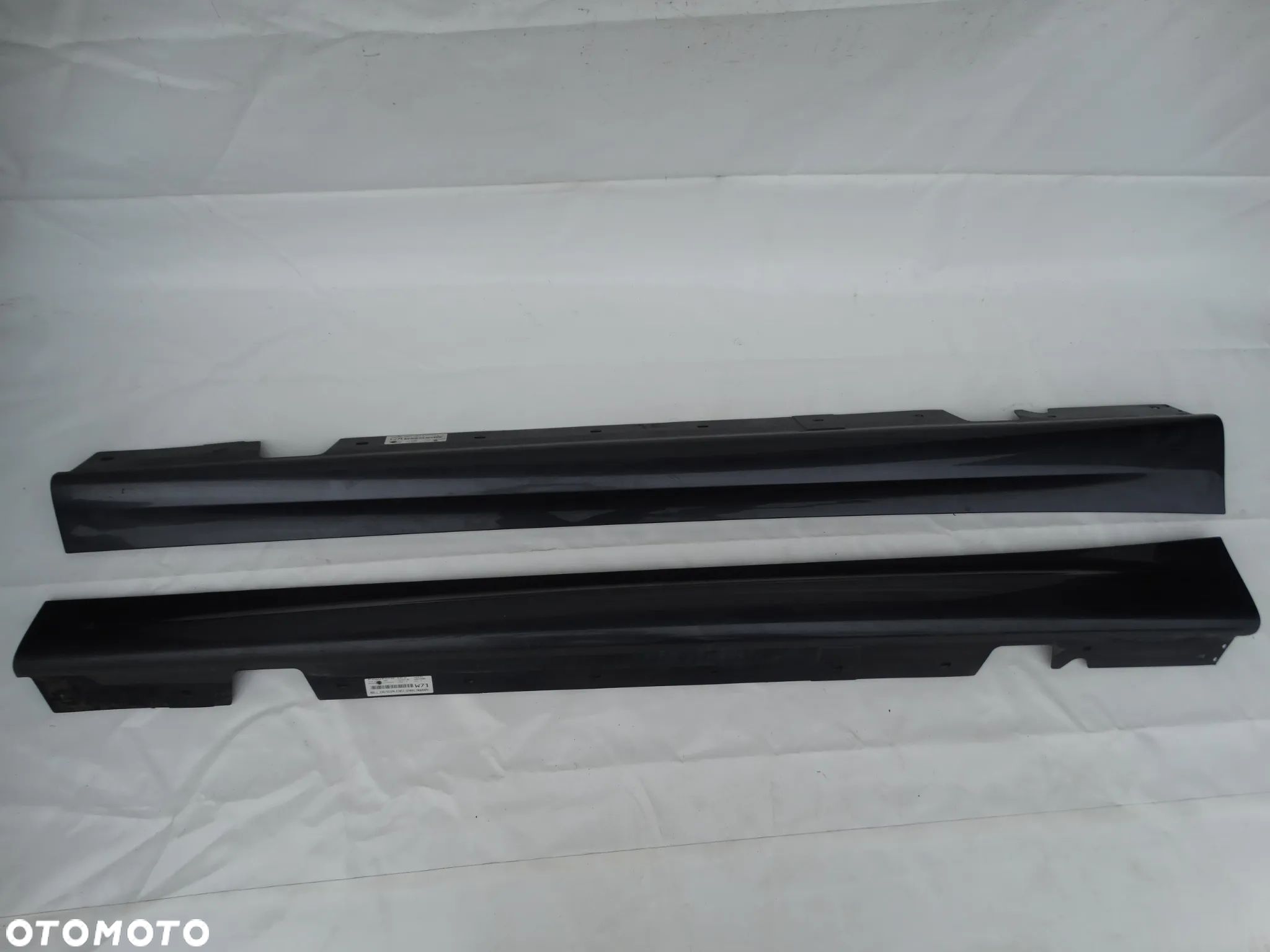 LISTWA PROGOWA NAKŁADKA NA PRÓG BMW E90 E91 SPARKLING GRAPHITE M-PAKIET F-VAT - 1