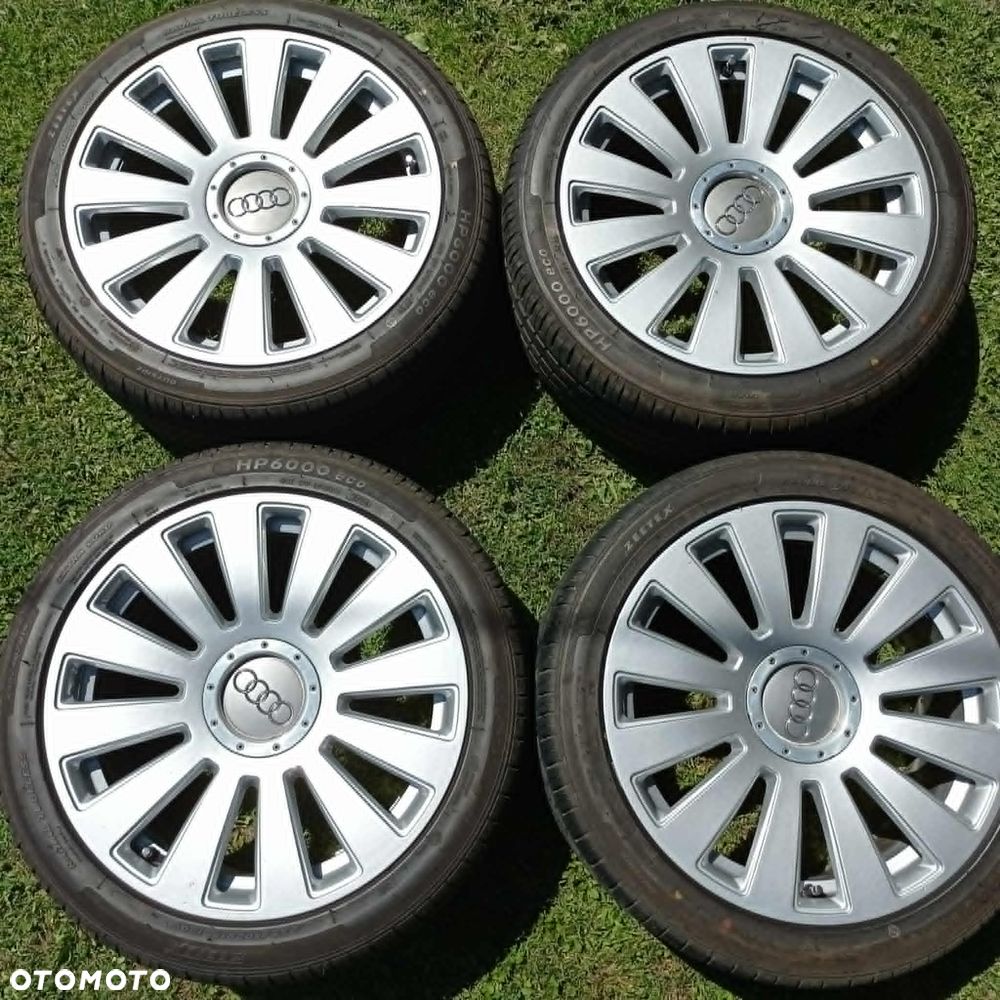 Audi A8 D3 Alufelgi 19" 5x112 8.5Jx19 ET45 Opony 255/40ZR19 100Y - 1