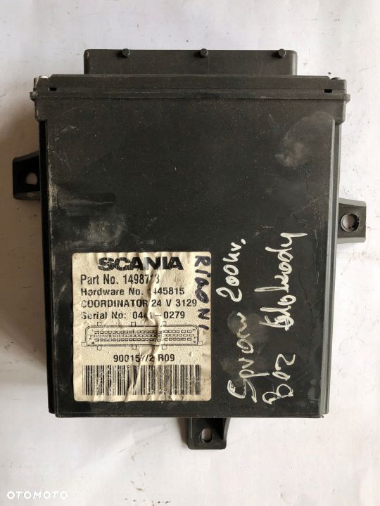 KOORDYNATOR SILNIKA SCANIA BEZ BLOKADY 1498713 - 1