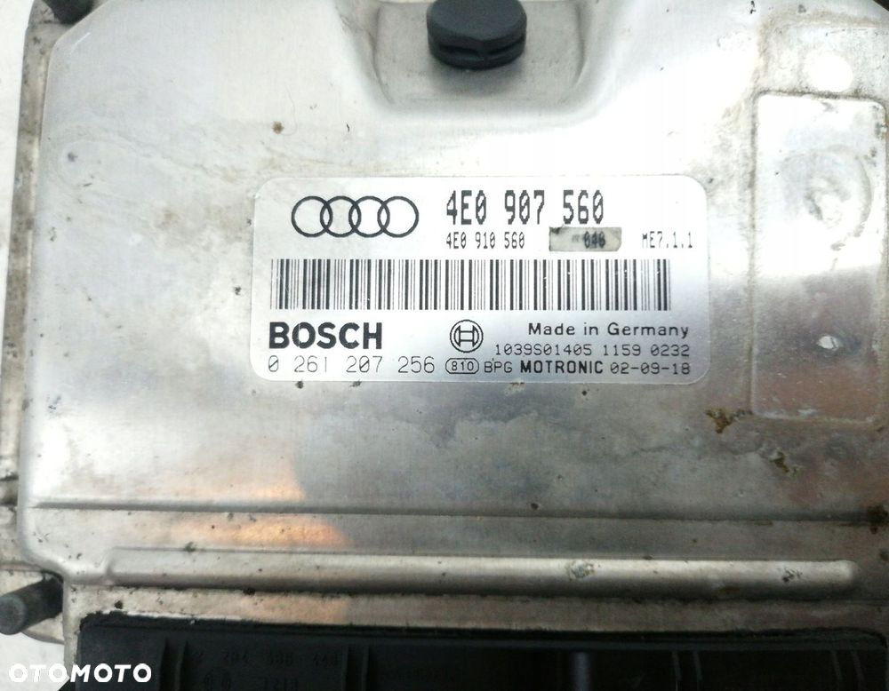 KOMPUTER SILNIKA STEROWNIK AUDI A8 D3 4.2 4E0907506 - 3